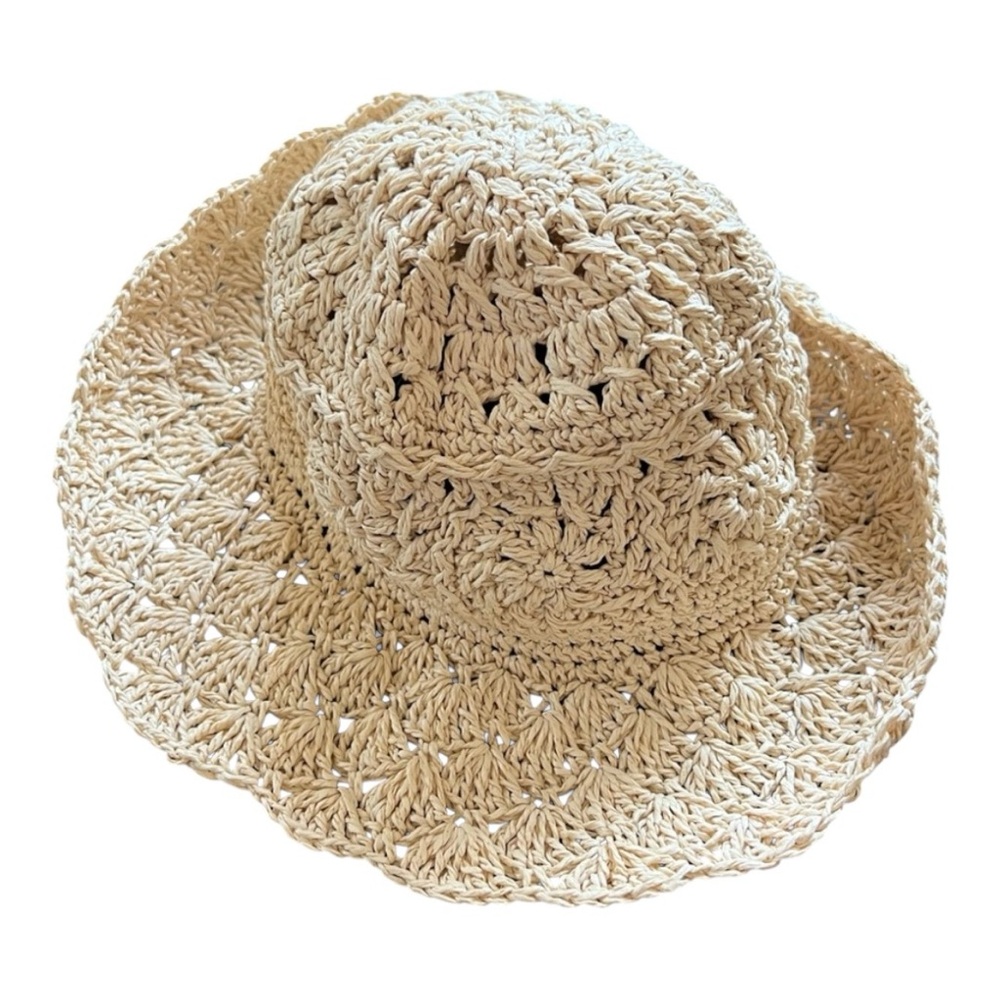 San Diego Hat Company Natural Crochet Sun Hat